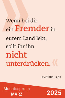 Monatsspruch März 2025