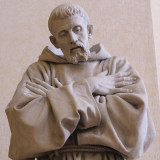 Franz von Assisi, Statue von Giovanni Dupré in der Kathedrale San Rufino